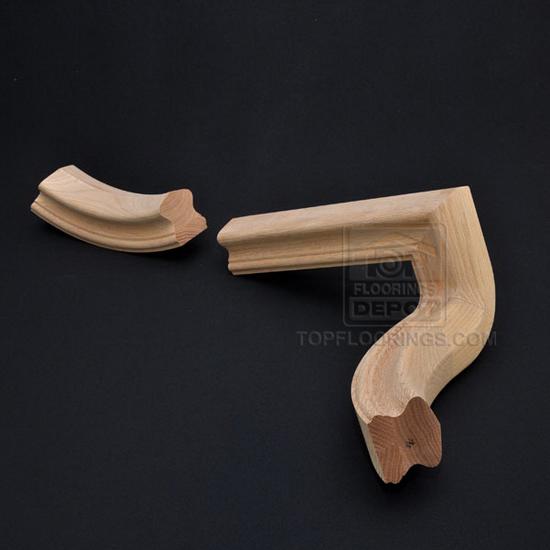 Top Floorings Handrail Fitting FB-50-L - 2-Riser 1/4 Turn, Left