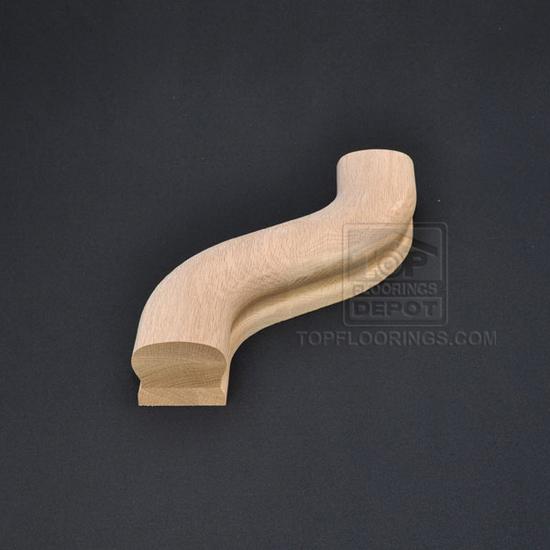 Top Floorings Handrail Fitting FD-22-6L - 6" Offset, Left