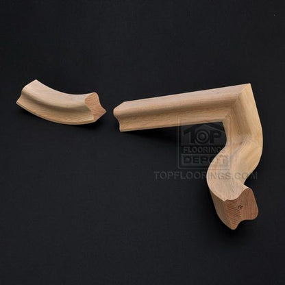 Top Floorings Handrail Fitting FC-50-R - 2-Riser Quarter Turn, Right