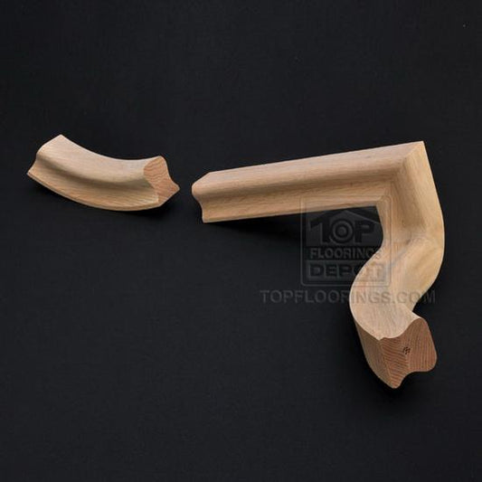 Top Floorings Handrail Fitting FC-50-L - 2-Riser Quarter Turn, Left