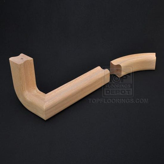 Top Floorings Handrail Fitting FC-71-R - 1-Riser Quarter Turn, Right