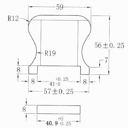Top Floorings Red Oak Handrail HC59-56RO - 12 ft