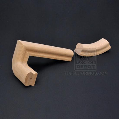 Top Floorings Handrail Fitting FD-71-L - 1-Riser 1/4 Turn, Left