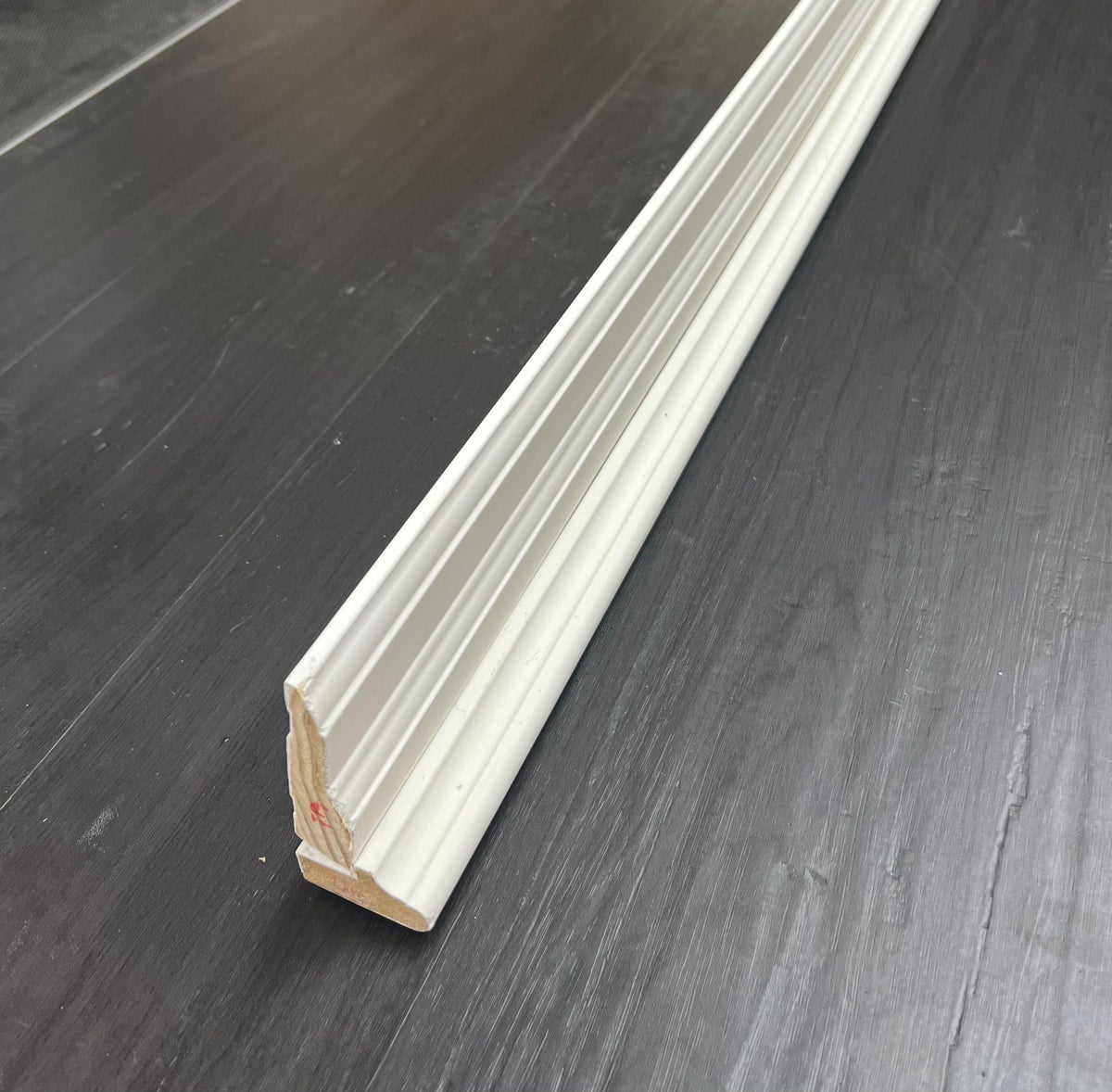 Top Floorings Primed Pine Backband Moulding – 1 9/16" x 13/16" x 10'