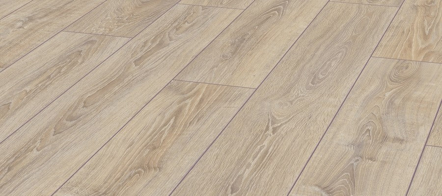 Kronotex 2987 Whitewashed Oak Laminate Flooring | AC5 | 10mm x 6.18" | Germany