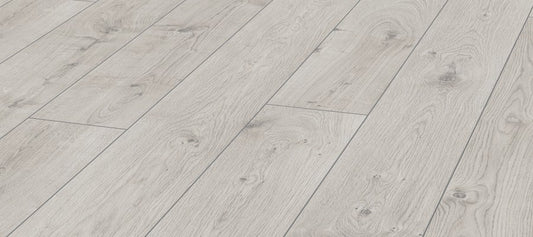 Kronotex 3179 Everest Oak White Laminate Flooring | AC5 | 12mm x 7.4" | Germany