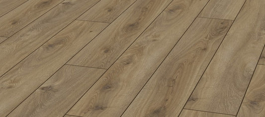 Kronotex 4166 Prestige Oak Nature Laminate Flooring | AC5 | 10mm x 6.18" | Germany