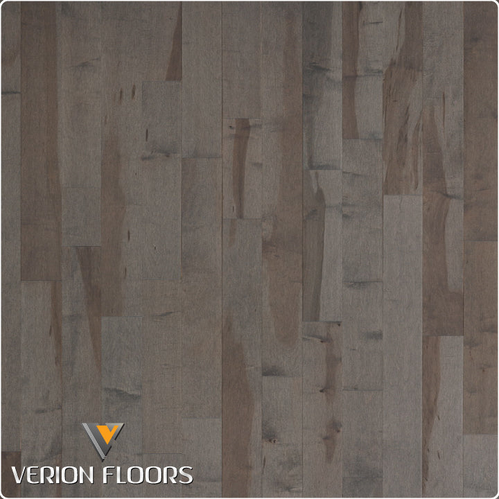 Lauzon Essential Hard Maple Smoky Grey Solid Hardwood Flooring | 3¼" x ¾" | Made in Canada