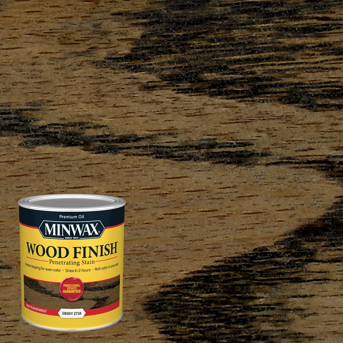Minwax Wood Finish Stain - Ebony 2718 - 236 mL