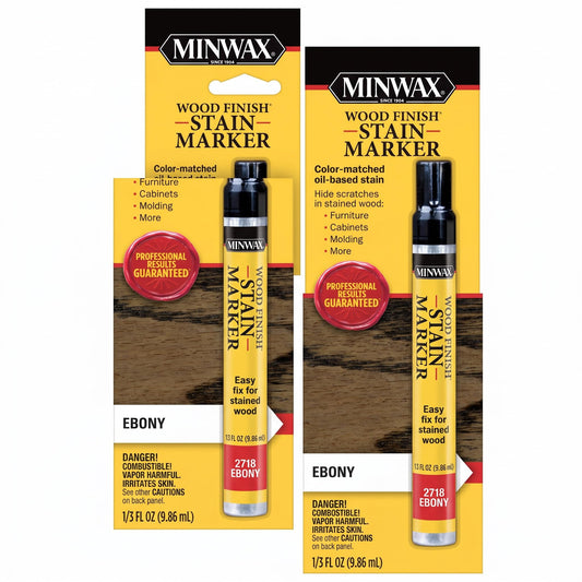 Minwax Wood Finish Stain Marker 2718 – Ebony (9.9 mL)