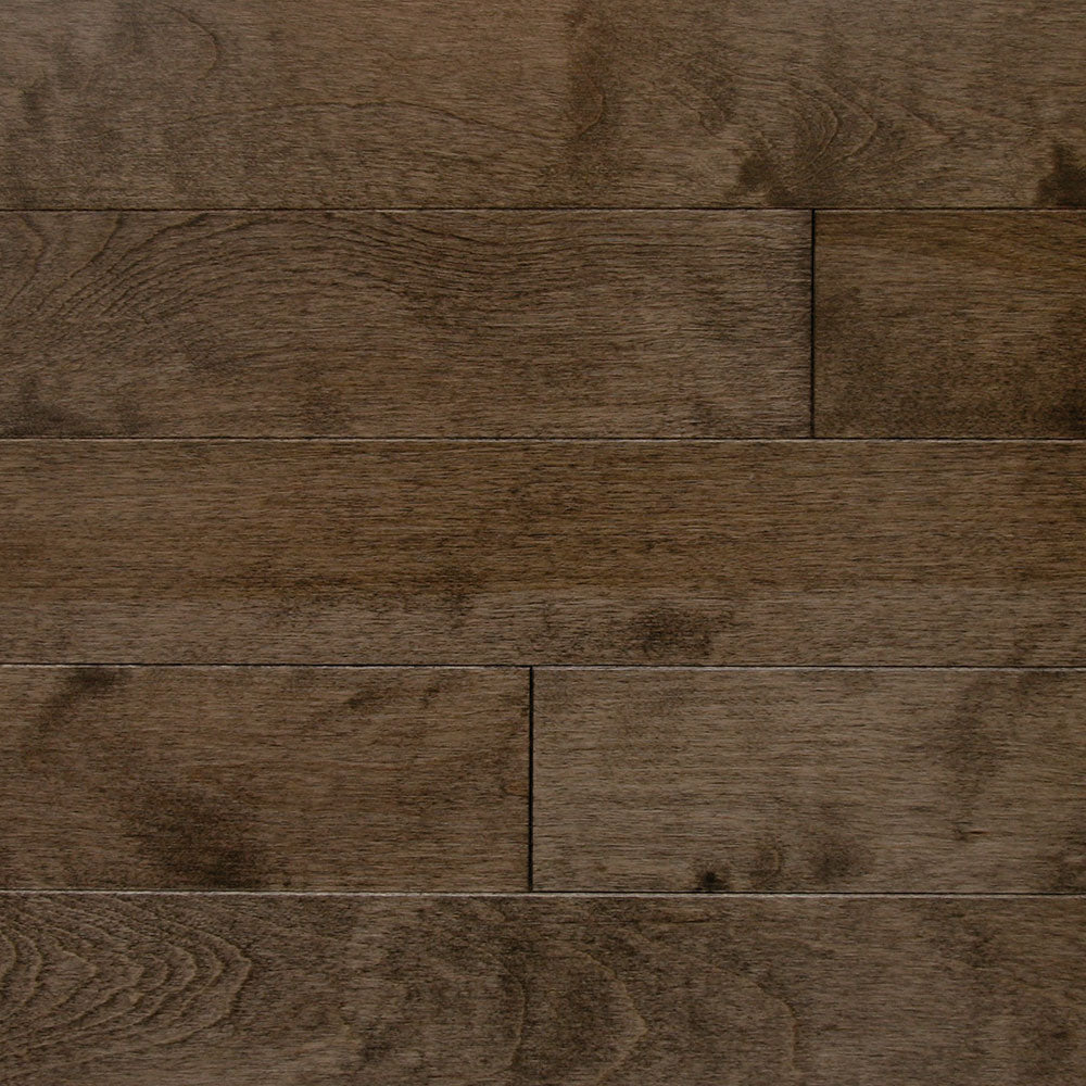 North Plank Black Pepper Birch Solid Hardwood Flooring | 3¼" x ¾" | Select Grade