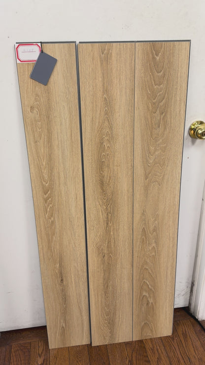 Riche 天然桦木 SPC 豪华乙烯基木地板 | 6毫米防水带 IXPE 垫 | 7.09英寸宽