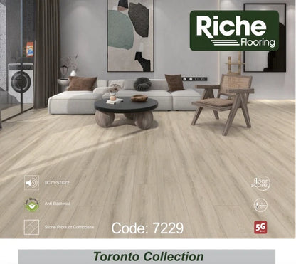 Riche Flooring T-Molding 7229 – Nordic Breeze Oak – 2400 x 45 x 7 mm PVC