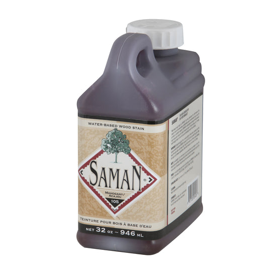 Saman Wood Stain 105 – Mahogany, 946 mL (32 oz)