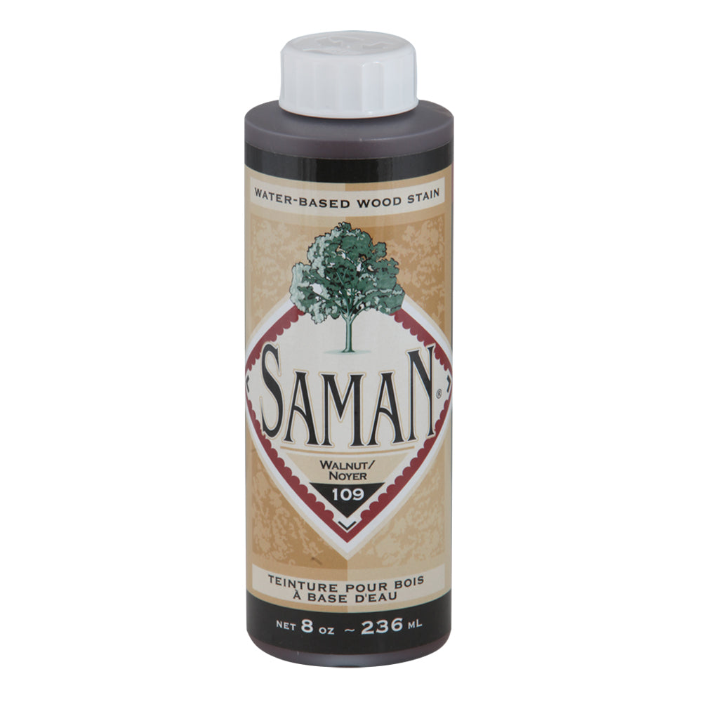 Saman Wood Stain 109 – Walnut, 236 mL (8 oz)