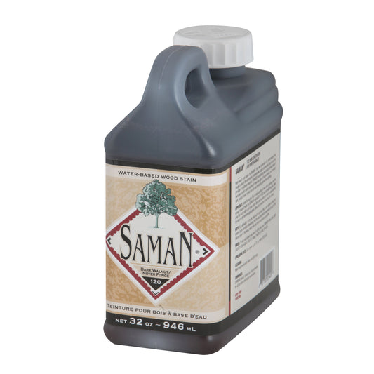 Saman Wood Stain 120 – Dark Walnut, 946 mL (32 oz)