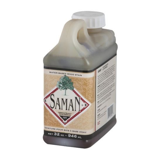 Saman Wood Stain 121 – American Walnut, 946 mL (32 oz)