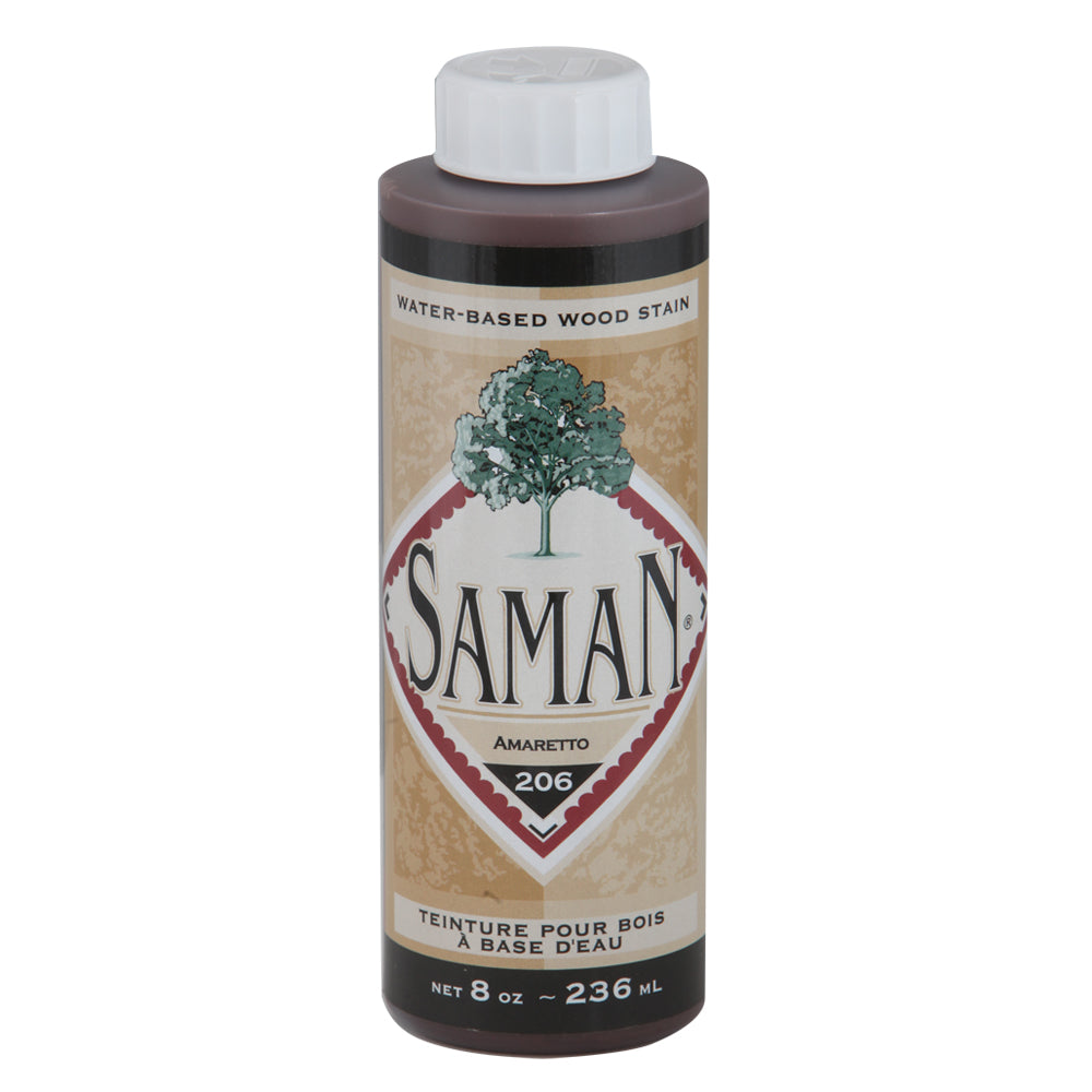 Saman Wood Stain 206 – Amaretto, 236 mL (8 oz)