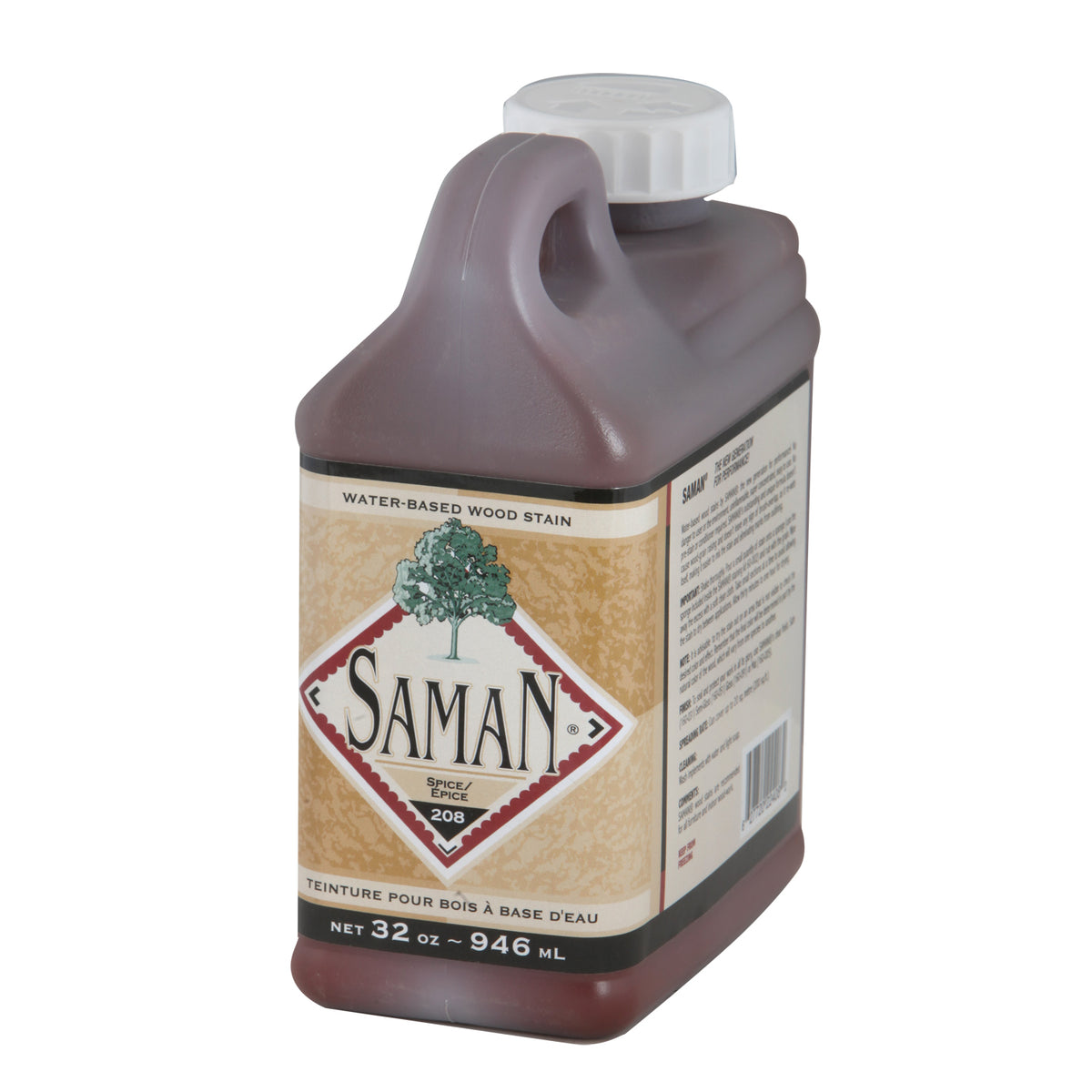 Saman Wood Stain 208 – Spice, 946 mL (32 oz)