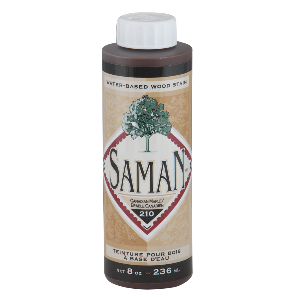 Saman Wood Stain 210 – Canadian Maple, 236 mL (8 oz)