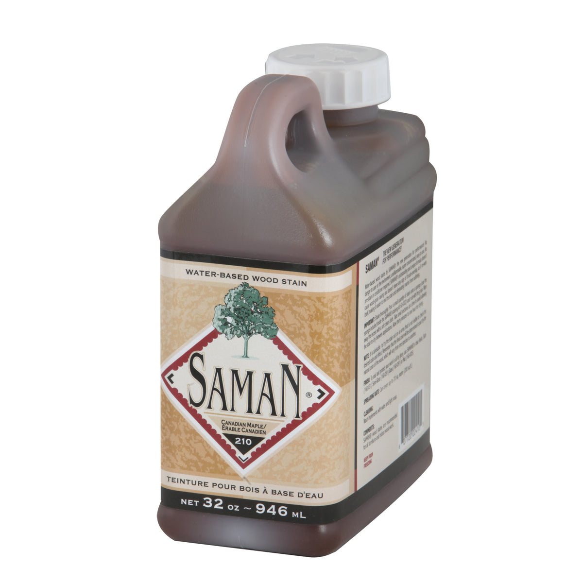 Saman Wood Stain 210 – Canadian Maple, 946 mL (32 oz)
