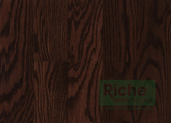 Top Floorings Cappuccino Red Oak Solid Hardwood Flooring | 3¼" x ¾" | Select & Better Grade