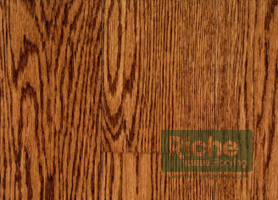Top Floorings Red Oak Gunstock Solid Hardwood Flooring | 3¼" x ¾"