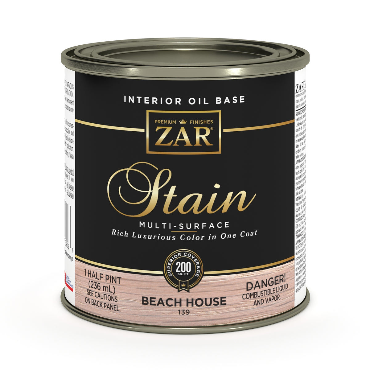 ZAR Oil-Based Wood Stain | Coastal Boards 139 | 237 mL