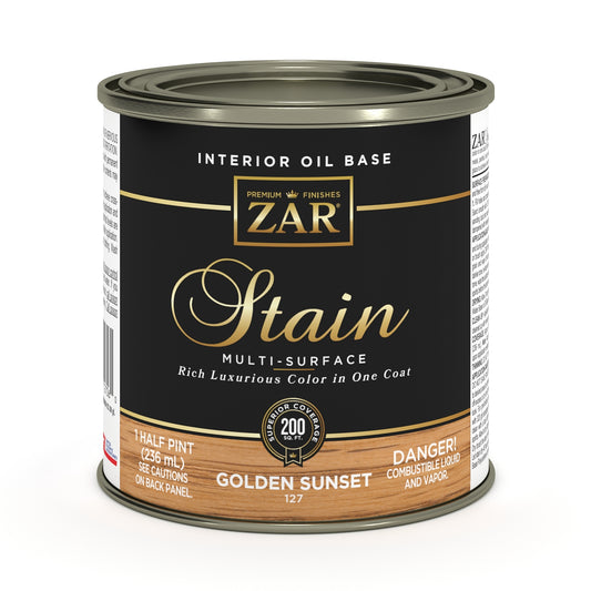 ZAR Oil-Based Wood Stain | Golden Oak 127 | 237 mL