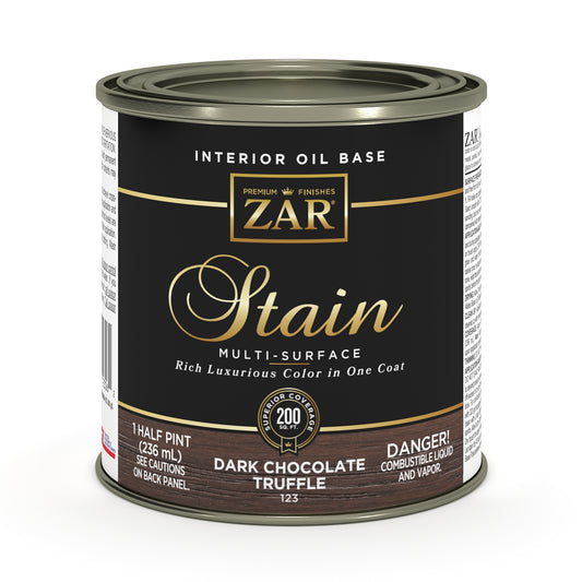 ZAR Oil-Based Wood Stain | Moorish Teak 123 | 237 mL