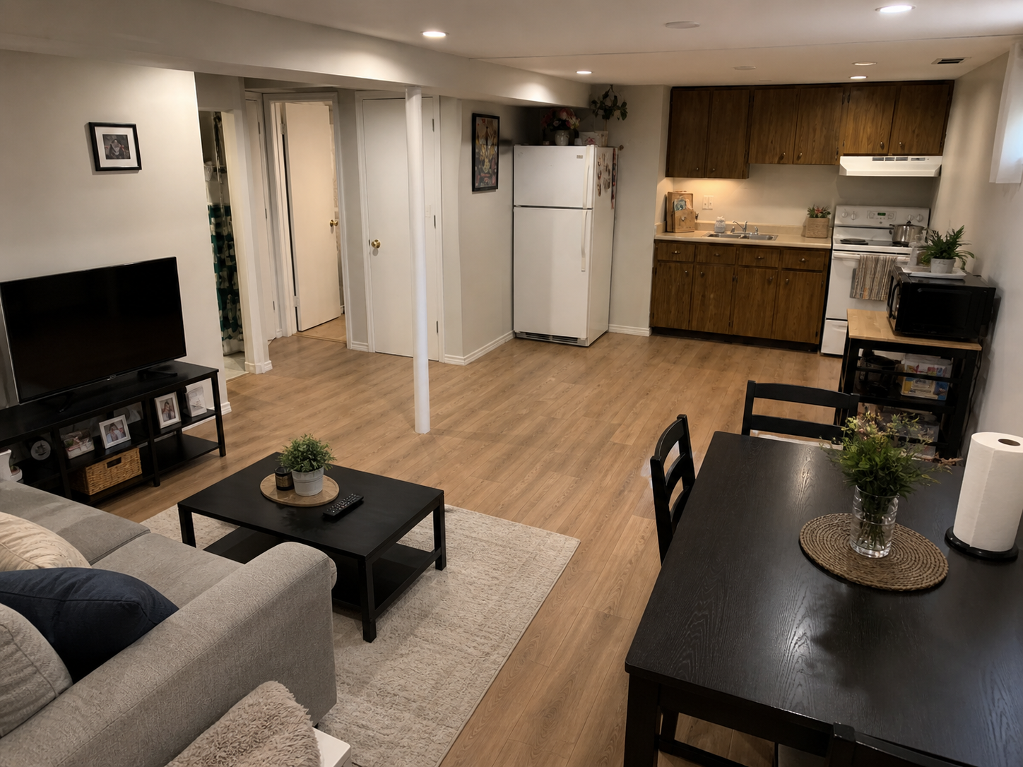 Basement waterproof flooring installation in Vaughan