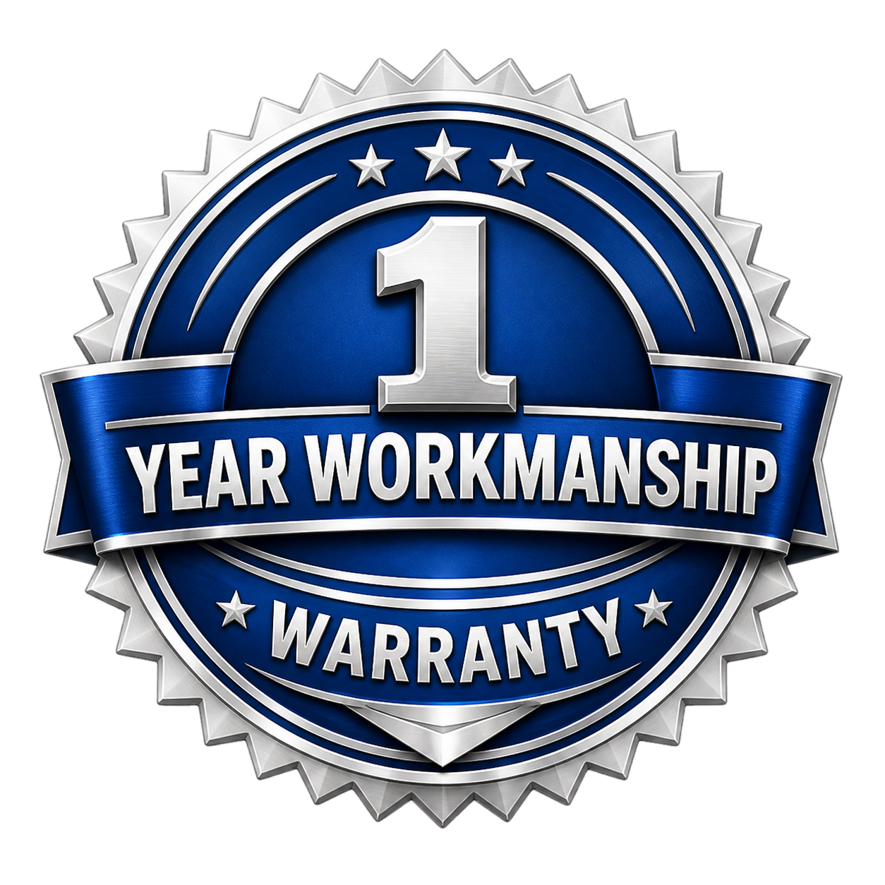 1 Year Installation Warranty